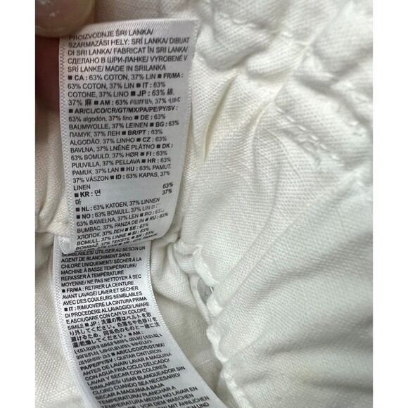 Banana Republic Paperbag Shorts  Women's Size 4  NWOT  Super High-Rise  Ivory - Picture 7 of 9